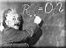 Albert Einstein Blackboard Refrigerator Magnet