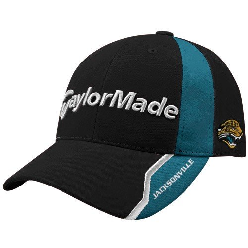 TaylorMade Jacksonville Jaguars Black NFL Golf Adjustable Hat