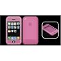Premium Silicone Skin Case for iPhone 1G - Pink