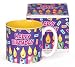 Happy Birthday Coffee Mug/Cup With Candles And Confetti Design Comes With Gift Box