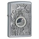 Zippo Joined Forces Emblem Lighter- Street Chrome