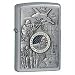 Zippo Lighter Joined Forces Emblem, Street Chrome