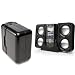 TeckNet Extra Power Portable Folding Speakers For iPod Video, Touch, Classic, Nano(1G, 2G, 3G,4G), Mini, Shuffle, iPhone and all other MP3 and MP4 Players(Included 3 Pin UK Power Adaptor)