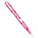 Advantus Visitor Lanyard with J-Hook, 36-Inch Red Nylon Cord, White Text, 5 Lanyards per Pack (75477)