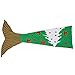 NOPTEG Kids Mermaid Tail Blanket Knitted Living Room Sofa Sleeping Bag Birthday Christmas Gift 59inch x31.5 inch (Green)