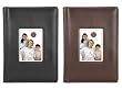 Old Town Bonded Leather Photo Albums 2pk - Saddle Brown