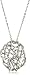 House of Harlow Silver Plated Antler Pendant Necklace 1960