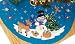 Frosty's Favorite Ornament Tree Skirt Felt Applique Kit-45 Inch Round