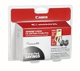  : Canon Ink and Paper Combo Pack - Ink tank / paper kit - 3.95 in x 5.9 in