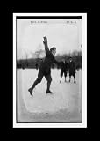 Reprint David O. Evans -- ice skating 1900
