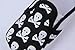 Bigood Baby Toddler Crib Skull Anti-Slip Shoes First Walking Sneakers Black