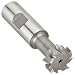 Niagara Cutter TS109 T-Slot Shank Type Cutter, High Speed Steel, Uncoated (Bright), Weldon Shank, 10 Helix Angle, 1" Cutter Diameter, 8 Tooth, 3/8" Width