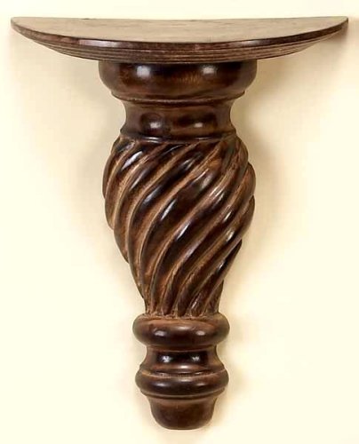 Kitchen: Beautiful Swirl Wooden WALL BRACKET Sconce 13