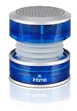 iHome iHM60LT Rechargeable Mini Speaker (Blue Translucent)