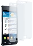 2 x mumbi Displayschutzfolie Samsung Galaxy S2 II i9100 Displayschutz "CrystalClear" unsichtbar Galaxy 2