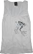 Emily the Strange juniors women's mermaid tank shirt White