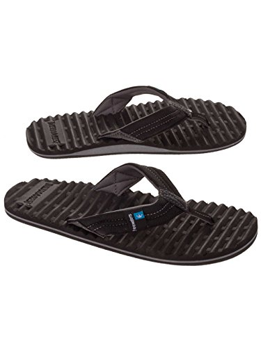 Freewaters Scamp Men's Flip-Flops/Slipper/Sandal Footwear - Black / Size 10