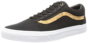VANS UNISEX OLD SKOOL CORK TWILL SKATE SHOE (7.5 D(M) US, black-cork stripe)