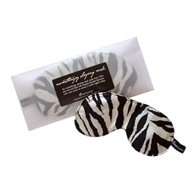 Bath By Bettijo Zebra Silk Aromatherapy Sleeping Mask, Lavender