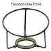Upgradelights® 12 Inch Uno Down Bridge Mica Lamp Shade Replacement for Floor Lamps