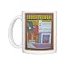 An opaque watercolour painted in Amber Rajasthan India around 1680 shows a lady Photo Mugs