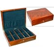 Wooden Watch Jewelry Display 10pc Lock Box