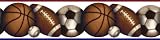 Play Ball RoomMates Peel and Stick Sports Wall Border