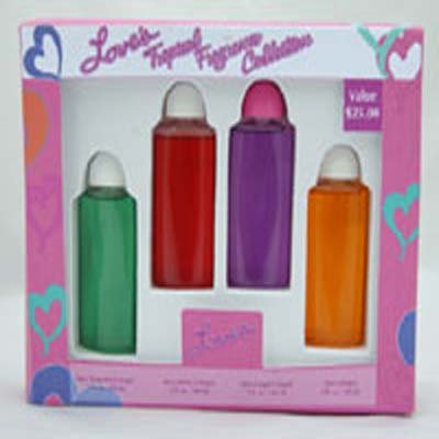 Loves Tropical Collection Fragrance 4 Piece Set (Parfüm -satz)