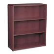10600 Series Bookcase, 3 Shelves, 36w x 13-1/8d x 43-3/8h, Mahogany