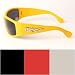 Flame Out Kids Chrome Flame Oversized Sunglass (Ages 5 - 12) - K534
