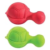 JW Pet Company Ruffians Turtle Dog Toy, Small (Colors Vary)