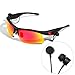 WoSports® S6 Smart Sunglasses Wireless Bluetooth 4.0 Stereo Headset Headphone Polarized Glasses, Hand-free Phone Answer/Call Music Function with Smarthpone Iphone5s, 6 plus Samsung for Riding Driving Fishing Running Golf and All Outdoor Activities - Black