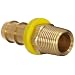 Dixon BPN Series Brass Push-On Hose Fitting, Adapter, NPTF Male x Hose ID Push On