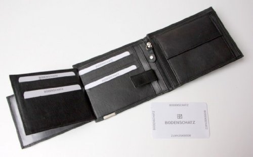 Bodenschatz Brieftasche Geldbörse schwarz