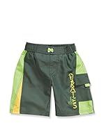 Playshoes Short de Baño (Verde Oscuro)