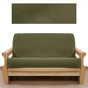 Ultra Suede Classic Olive 5 PieceFull Futon Cover Set