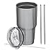 Stainless Steel Tumbler Travel Cup 30oz with Lid 2 Straws and Cleaner