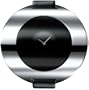 Calvin Klein Quartz, Genuine Black Leather Strap with Silver Ray Dial - Women's Watch K3723330