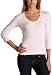 Three Dots Women's Deep V-Neck Tee