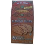 Pistachio Almond Thins Crunchy Cookies