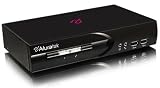 Aluratek AKSUP02D - 2 Port USB 2.0 DVI KVM Switch With Cables