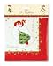 25pk Disposable 3-ply Christmas Napkins: Tree & Wreath