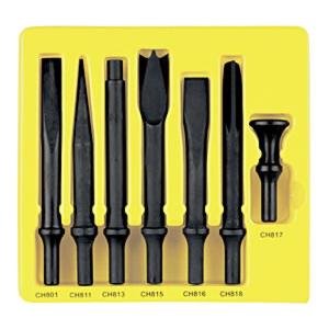 Grey Pneumatic CS807 Chisel Set .498 Shank HD - 7 Piece On Sale