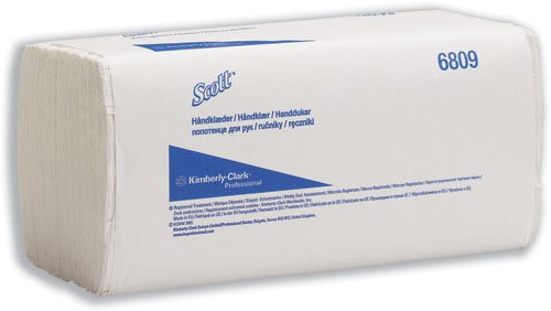 Childrens Toyshop  Electronics : Kimberly-Clark Scott Hand Towels Inter-fold 1 Ply 200 Sheets 230x247mm White Ref 6809 [Pack 15]