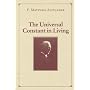 The Universal Constant in Living