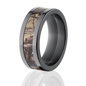 Camouflage wedding ring