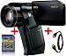 Sanyo HD1010 Black HD Digital Camcorder +4GB SDHC +HDMI Cable Bundle