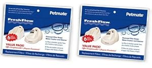 Petmate 12pk Fresh Flow Fountain Replacement Filters