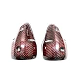 2009-2010 Ducati Monster 696 RED Carbon Fiber Exhaust Covers by TEKARBON