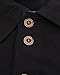 StyleDome Men`s Lapel Stand Collar Tops Long Sleeve Regular Basic Polo Shirts Black L